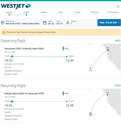 Honolulu YVR Deals (Vancouver)