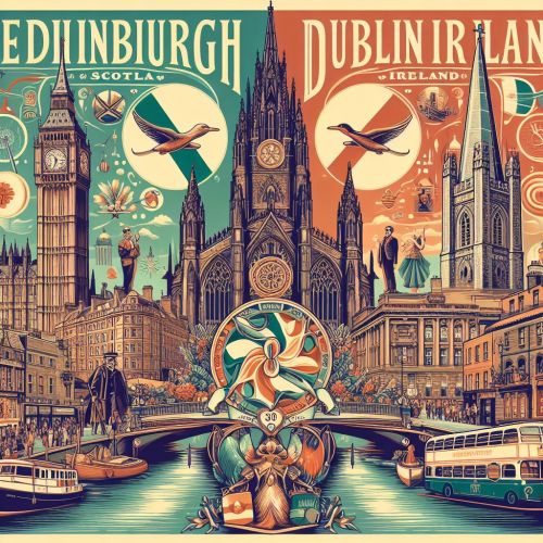 Edinburgh, Scotland and Dublin, Ireland