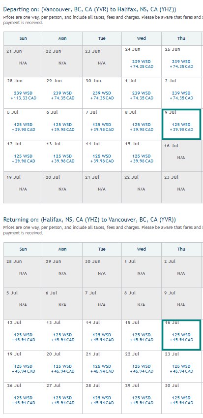 Member Exclusive fares